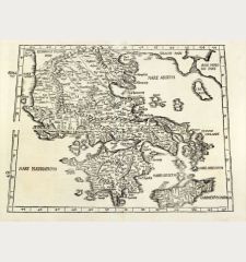 Antique map of Turkey & Cyprus by C. Ptolemeus - L. Fries